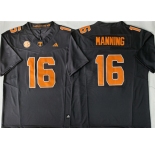 Men's Tennessee Volunteers #16 Peyton Manning Black 2026 F.U.S.E. Stitched Jersey