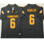 Men's Tennessee Volunteers #6 Joey Aguilar Anthracite FUSE College Football Jersey