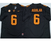 Men's Tennessee Volunteers #6 Joey Aguilar Black 2025 F.U.S.E. Stitched Jersey