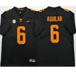 Men's Tennessee Volunteers #6 Joey Aguilar Black College Football Jersey