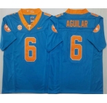 Men's Tennessee Volunteers #6 Joey Aguilar Blue FUSE College Football Jersey