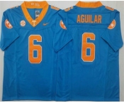 Men's Tennessee Volunteers #6 Joey Aguilar Blue FUSE College Football Jersey