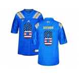 2016 US Flag Fashion Men's UCLA Bruins Troy Aikman #8 College Football Authentic Jerseys - Blue