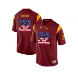 2016 US Flag Fashion USC Trojans O.J Simpson #32 College Basketball Jersey - Red