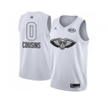 Youth Nike New Orleans Pelicans #0 DeMarcus Cousins White NBA Jordan Swingman 2018 All-Star Game Jersey