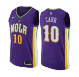 Youth Nike New Orleans Pelicans #10 Tony Carr Swingman Purple NBA Jersey - City Edition