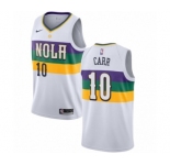 Youth Nike New Orleans Pelicans #10 Tony Carr Swingman White NBA Jersey - City Edition