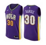 Youth Nike New Orleans Pelicans #30 Julius Randle Swingman Purple NBA Jersey - City Edition