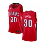 Youth Nike New Orleans Pelicans #30 Julius Randle Swingman Red NBA Jersey Statement Edition