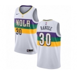 Youth Nike New Orleans Pelicans #30 Julius Randle Swingman White NBA Jersey - City Edition