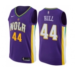 Youth Nike New Orleans Pelicans #44 Solomon Hill Swingman Purple NBA Jersey - City Edition