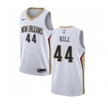 Youth Nike New Orleans Pelicans #44 Solomon Hill Swingman White Home NBA Jersey - Association Edition