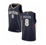 Youth Nike New Orleans Pelicans #8 Jahlil Okafor Swingman Navy Blue NBA Jersey - Icon Edition