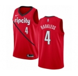 Youth Nike Portland Trail Blazers #4 Moe Harkless Red Swingman Jersey - Earned Edition