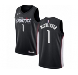 Youth Nike Washington Wizards #1 Chris McCullough Swingman Black NBA Jersey - City Edition