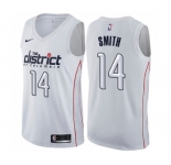 Youth Nike Washington Wizards #14 Jason Smith Swingman White NBA Jersey - City Edition