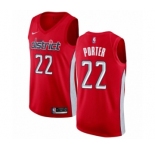 Youth Nike Washington Wizards #22 Otto Porter Red Swingman Jersey - Earned Edition