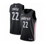 Youth Nike Washington Wizards #22 Otto Porter Swingman Black NBA Jersey - City Edition