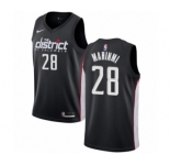 Youth Nike Washington Wizards #28 Ian Mahinmi Swingman Black NBA Jersey - City Edition