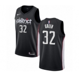 Youth Nike Washington Wizards #32 Jeff Green Swingman Black NBA Jersey - City Edition