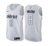 Youth Nike Washington Wizards #8 Tim Frazier Swingman White NBA Jersey - City Edition