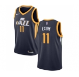 Youth Nike Utah Jazz #11 Dante Exum Swingman Navy Blue Road NBA Jersey - Icon Edition