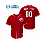 Youth Majestic Cincinnati Reds Customized Replica Red Alternate Cool Base MLB Jersey