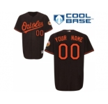 Customized Baltimore Orioles Jersey Black Cool Base Baseball