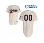 Youth Majestic Minnesota Twins Customized Authentic Cream Alternate Cool Base MLB Jersey