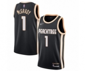 Youth Atlanta Hawks #1 Tracy Mcgrady Swingman Black Basketball Jersey - 2019-20 City Edition