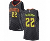 Youth Atlanta Hawks #22 Cam Reddish Swingman Black Basketball Jersey - Icon Edition