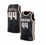 Youth Atlanta Hawks #44 Pete Maravich Swingman Black Basketball Jersey - 2019-20 City Edition
