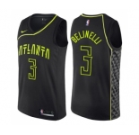 Youth Nike Atlanta Hawks #3 Marco Belinelli Swingman Black NBA Jersey - City Edition
