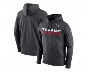 Men's Houston Texans Nike Sideline Circuit Anthracite Pullover Hoodie