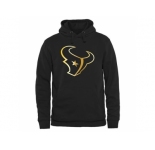 Men's Houston Texans Pro Line Black Gold Collection Pullover Hoodie