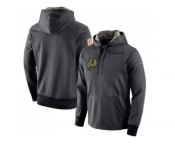 Men's Washington Redskins Nike Anthracite Salute to Service Player Performance Hoodie