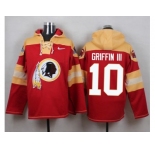 Nike Washington Redskins #10 Robert Griffin III Burgundy Red Player Pullover NFL Hoodie