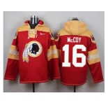 Nike Washington Redskins #16 Colt McCoy Burgundy Red Player Pullover NFL Hoodie
