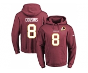 Nike Washington Redskins #8 Kirk Cousins Burgundy Red Name & Number Pullover NFL Hoodie