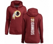 NFL Women's Nike Washington Redskins #98 Matt Ioannidis Maroon Backer Pullover Hoodie