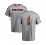 Football Washington Redskins #18 Trey Quinn Ash Backer T-Shirt
