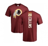 Football Washington Redskins #20 Landon Collins Maroon Backer T-Shirt