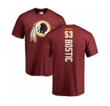 Football Washington Redskins #53 Jon Bostic Maroon Backer T-Shirt