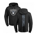 Football Oakland Raiders #96 Clelin Ferrell Black Backer Pullover Hoodie