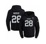 Nike Oakland Raiders #28 Latavius Murray Black Name & Number Pullover NFL Hoodie