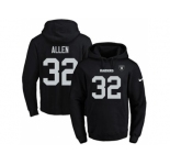 Nike Oakland Raiders #32 Marcus Allen Black Name & Number Pullover NFL Hoodie