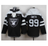 Nike Oakland Raiders #99 Aldon Smith Black Player Pullover NFL Hoodie