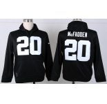 nike nfl jerseys oakland raiders #20 darren mcfadden black[pullover hooded sweatshirt]