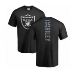 Football Oakland Raiders #35 Curtis Riley Black Backer T-Shirt