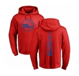 NBA Nike Philadelphia 76ers #0 Justin Patton Red One Color Backer Pullover Hoodie